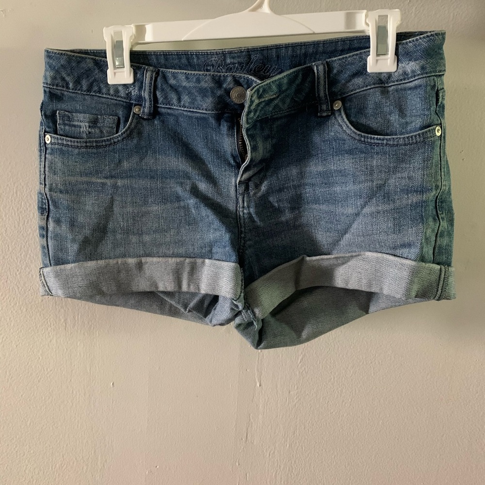 Denim shorts